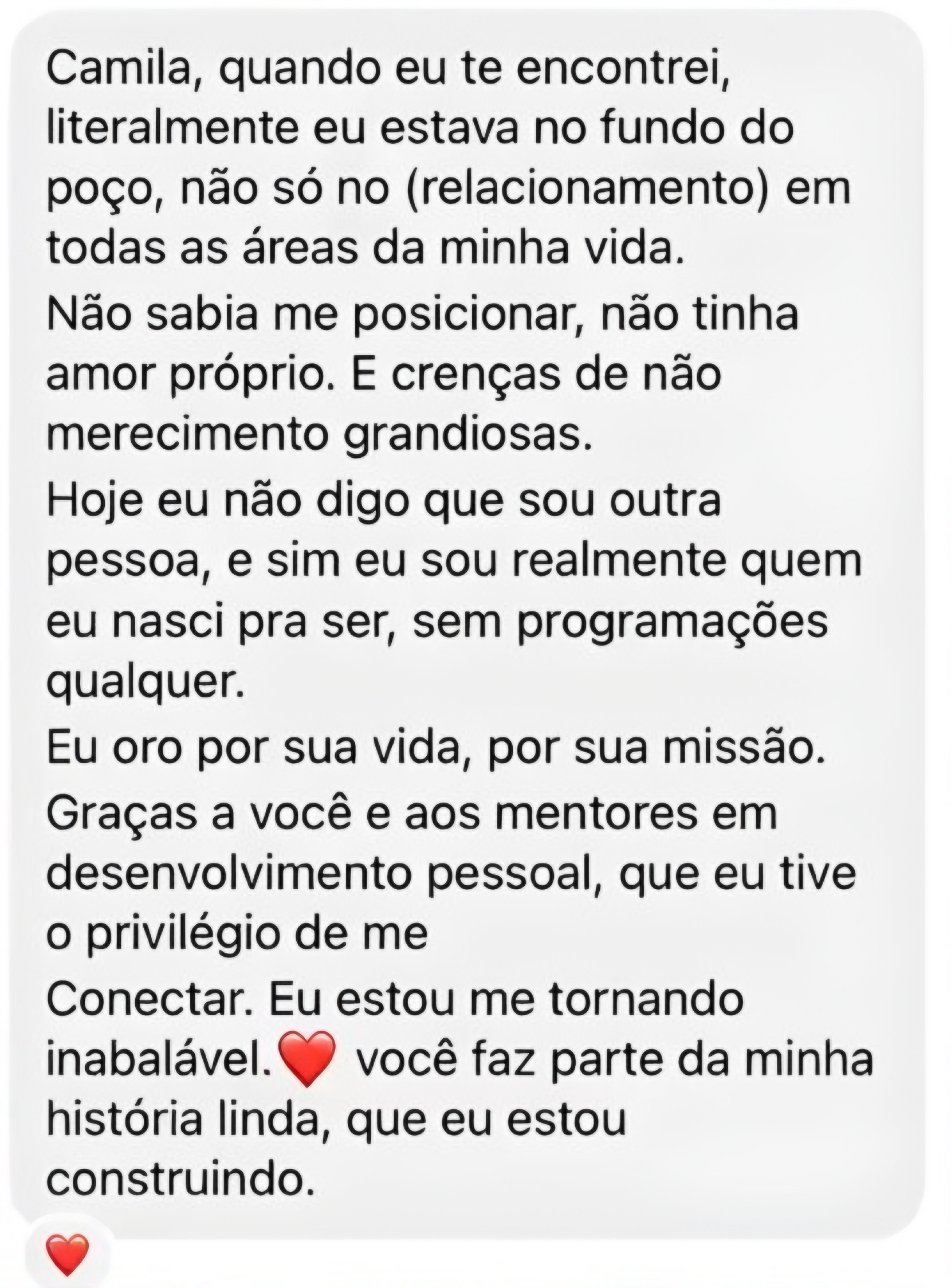 Depoimento real de cliente do Método Renasça em Vida